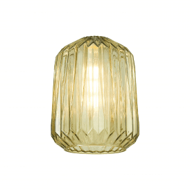 contemporary green textured cylinder glass light shade for E27 suspension 