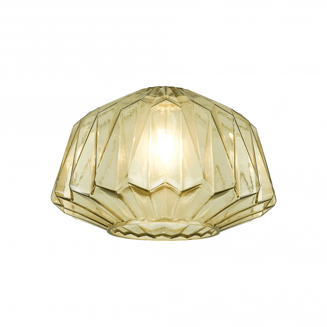 Maddy Moss Green Origami Trapezium Glass Shade