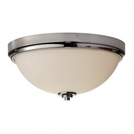 MALIBU flush mounted circular bathroom ceiling light, IP44
