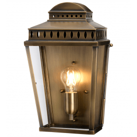 Mansion brass outdoor wall light