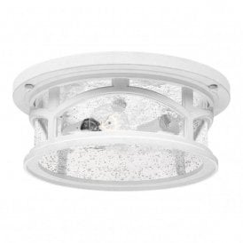 MARBLEHEAD traditional white flush mount porch ceiling light for coastal areas