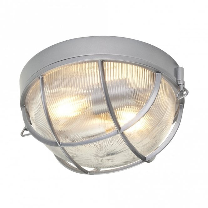 MARINA nautical style exterior flush mounted aluminium ceiling or wall light