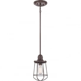 MARINE traditional bronze hanging pendant for sloping ceilings