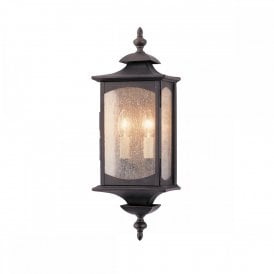 MARKET Square Medium Bronze Wall Light IP44