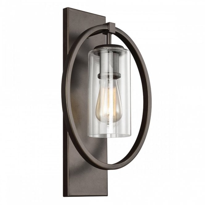 MARLENA contemporary design antique bronze wall light