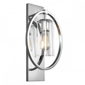 MARLENA contemporary design chrome wall light