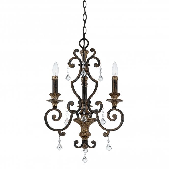 MARQUETTE French heirloom finish chandelier for high ceilings