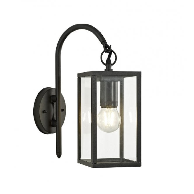 MARTY graphite black downward facing exterior wall light