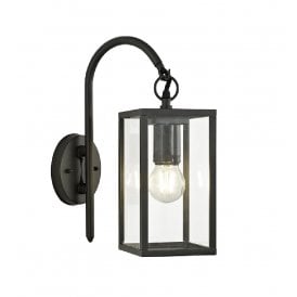 MARTY graphite black downward facing exterior wall light