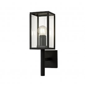 MARTY graphite black upward facing exterior wall light