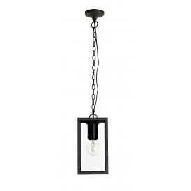 MARTY IP54 graphite black outdoor ceiling pendant