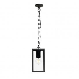 MARTY IP54 graphite black outdoor ceiling pendant