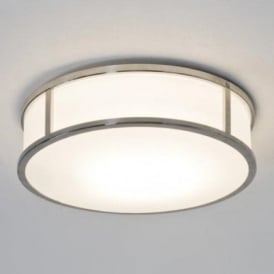 MASHIKO IP44 circular bathroom ceiling or wall  light - large