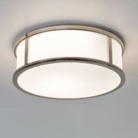 MASHIKO IP44 circular bathroom wall light - small