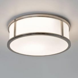 MASHIKO IP44 circular bathroom wall light - small