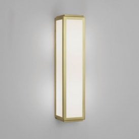 MASHIKO IP44 matt gold bathroom wall light - small