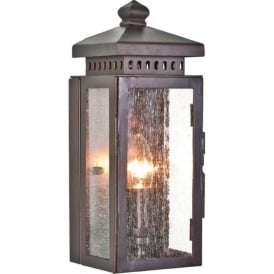 MATLOCK traditional wrought iron garden wall light