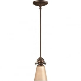 MAYFLOWER traditional bronze mini ceiling pendant light
