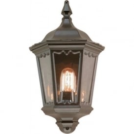 MEDSTEAD traditional black garden wall lantern