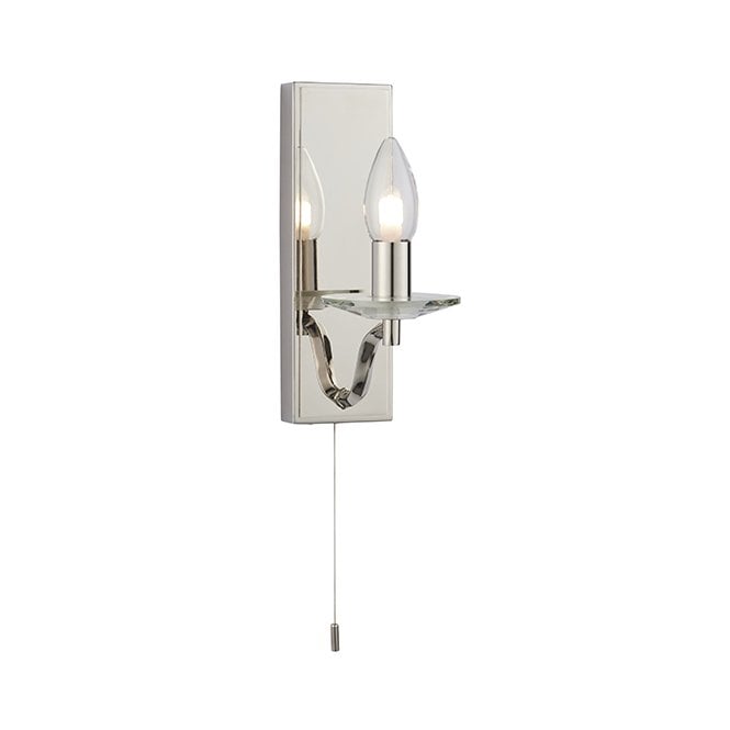 MIA Rectangular Crystal Pan Wall Light