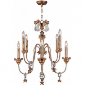 MIGNON decorative French inspired 8 light chandelier