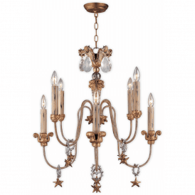 MIGNON decorative French inspired 8 light chandelier