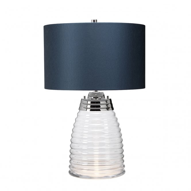 MILNE Table Lamp Complete with Teal Shade