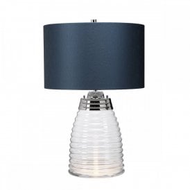 MILNE Table Lamp Complete with Teal Shade