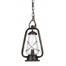 MINERS traditional porch or outdoor hanging chain lantern