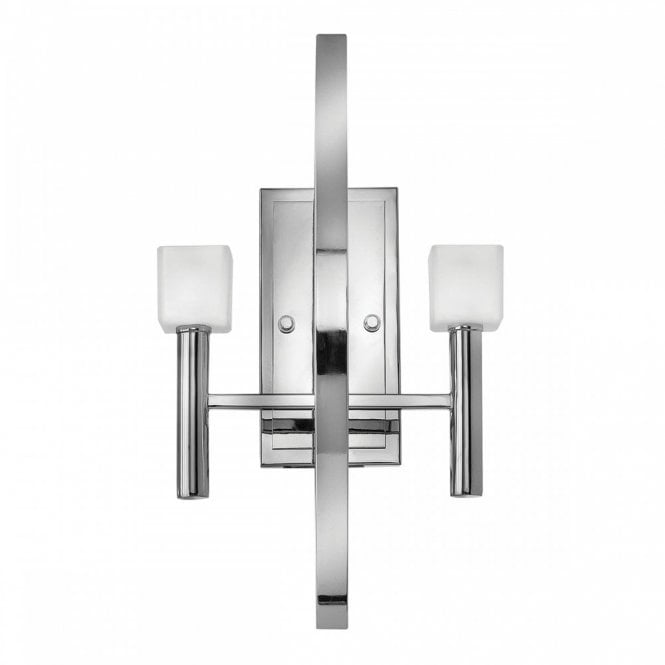 MONDO 2 Light Wall Light | Polished Chrome