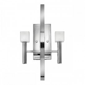 MONDO 2 Light Wall Light | Polished Chrome