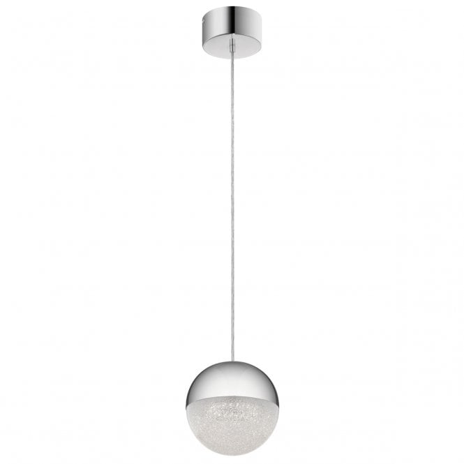 MOONLIT LED Mini Polished chrome with Cubic Zirconia
