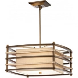 MOXIE Deco style rectangular ceiling pendant light