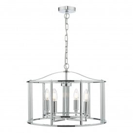 MYKA 4 Light Pendant Light | Polished Chrome