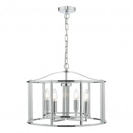 MYKA 4 Light Pendant Light | Polished Chrome