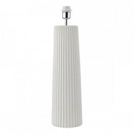 white ceramic table lamp