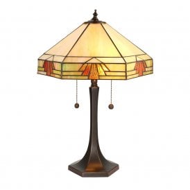 NEVADA large Art Deco style Tiffany table lamp