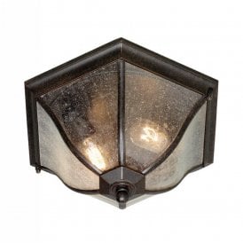 NEW ENGLAND traditional flush fitting porch ceiling light, IP44