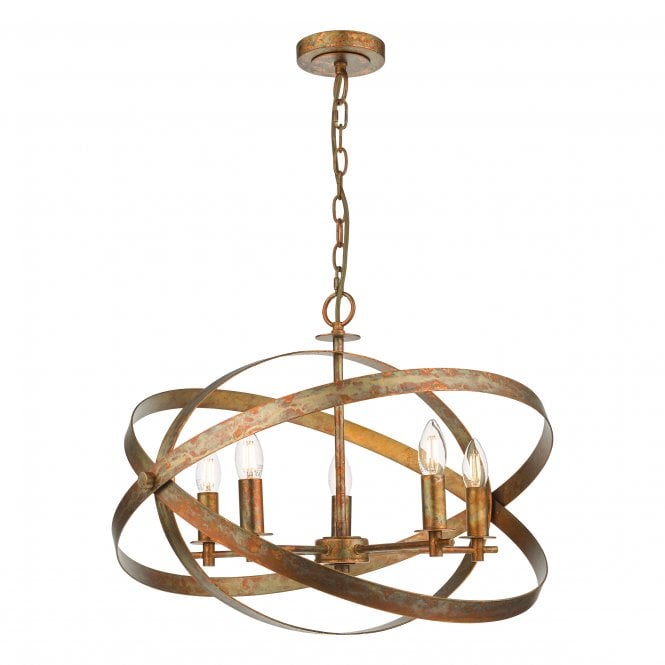 Nitya Mottled Copper Ceiling Pendant 