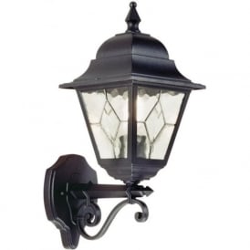 NORFOLK traditional leaded glass garden wall lantern