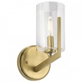 NYE Modern Brushed Brass Wall Light