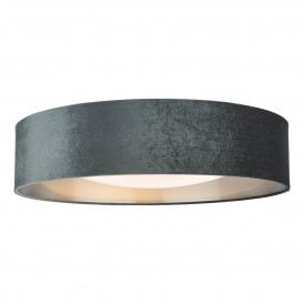 NYSA 3 Light Flush Velvet Light | Dark Grey Shade 60Cm | Large