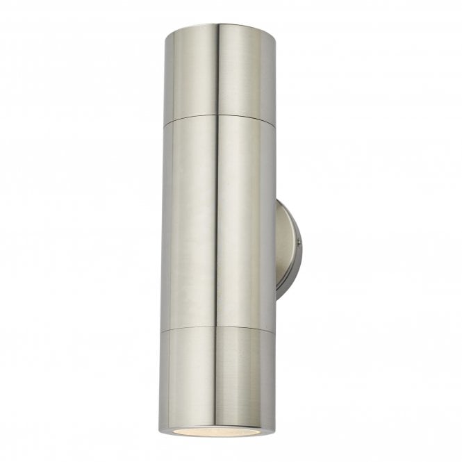 Ortega 2 Light Exterior Wall Light in Aluminium IP65
