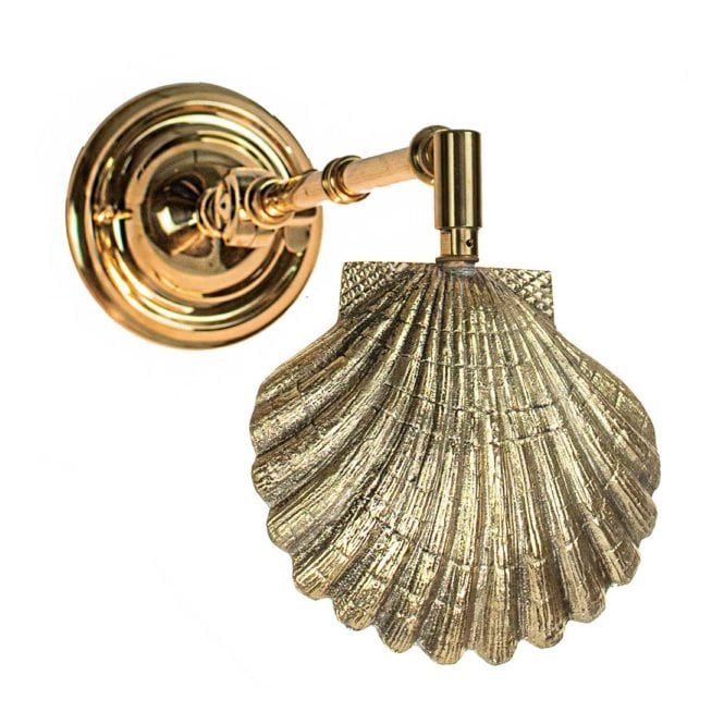 OYSTER Adjustable Wall Light Polished Brass