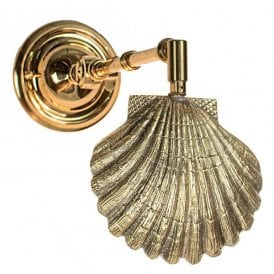 OYSTER Adjustable Wall Light Polished Brass