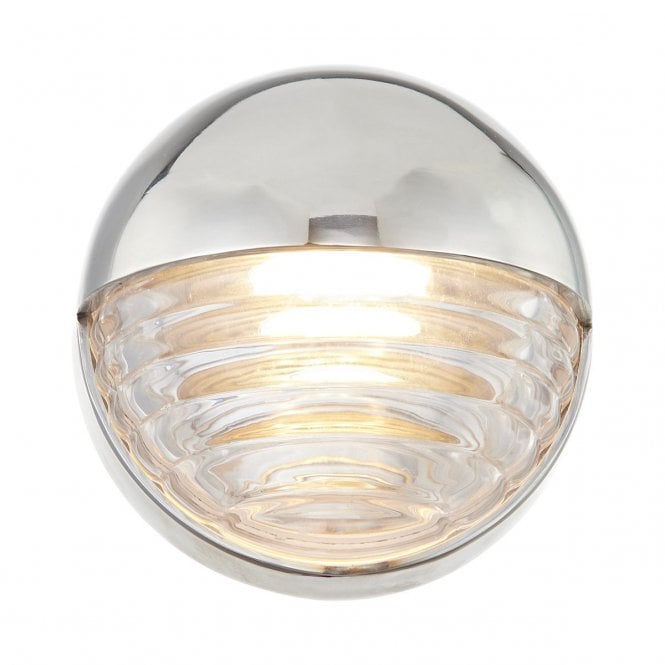 Palais Polished Nickel Small LED Wall Light