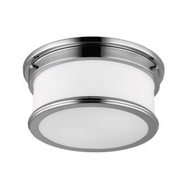 PAYNE flush fitting circular bathroom ceiling light