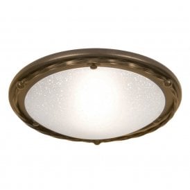 PEMBROKE traditional circular flush fitting ceiling light