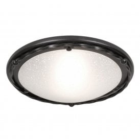 PEMBROKE traditional flush light for low ceilings