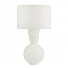 White Clay Table lamp 